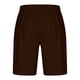 thumbnail image 3 of Puntoco Pantalones Cortos De Corte Clásico Para Hombre，Pantalones Cortos Deportivos Con Cordones Para Hombre, Elásticos, Informales, Con Bolsillo, Para Fitness, Para El Hogar, Marrón, Xl, 3 of 5
