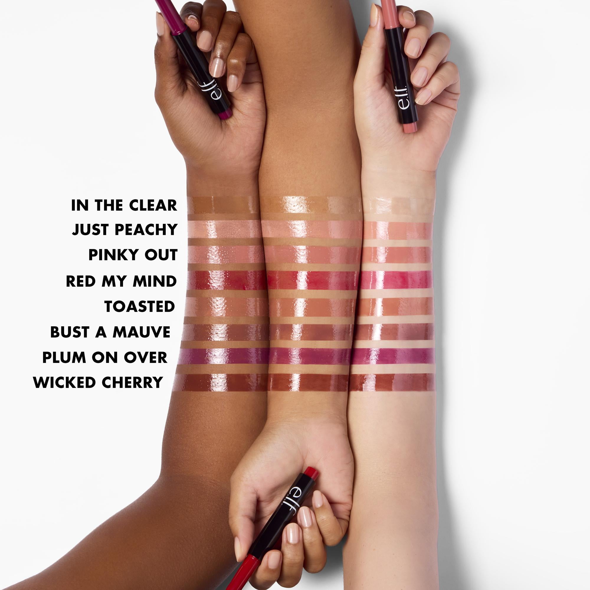 e.l.f. Pout Clout Lip Plumping Pen, Just Peachy, 0.07oz