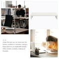 thumbnail image 4 of RENACLIPY 1Pc White Desktop Monitor Rack for Storage Organization and Neck 19.65X7.86X3.14in, 4 of 7
