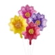thumbnail image 3 of 4 globos de aluminio de 18 pulgadas con diseño de flores rojas, rosas, amarillas y moradas, globos multicolores con margaritas, decoraciones para fiestas de cumpleaños y bodas, 3 of 4