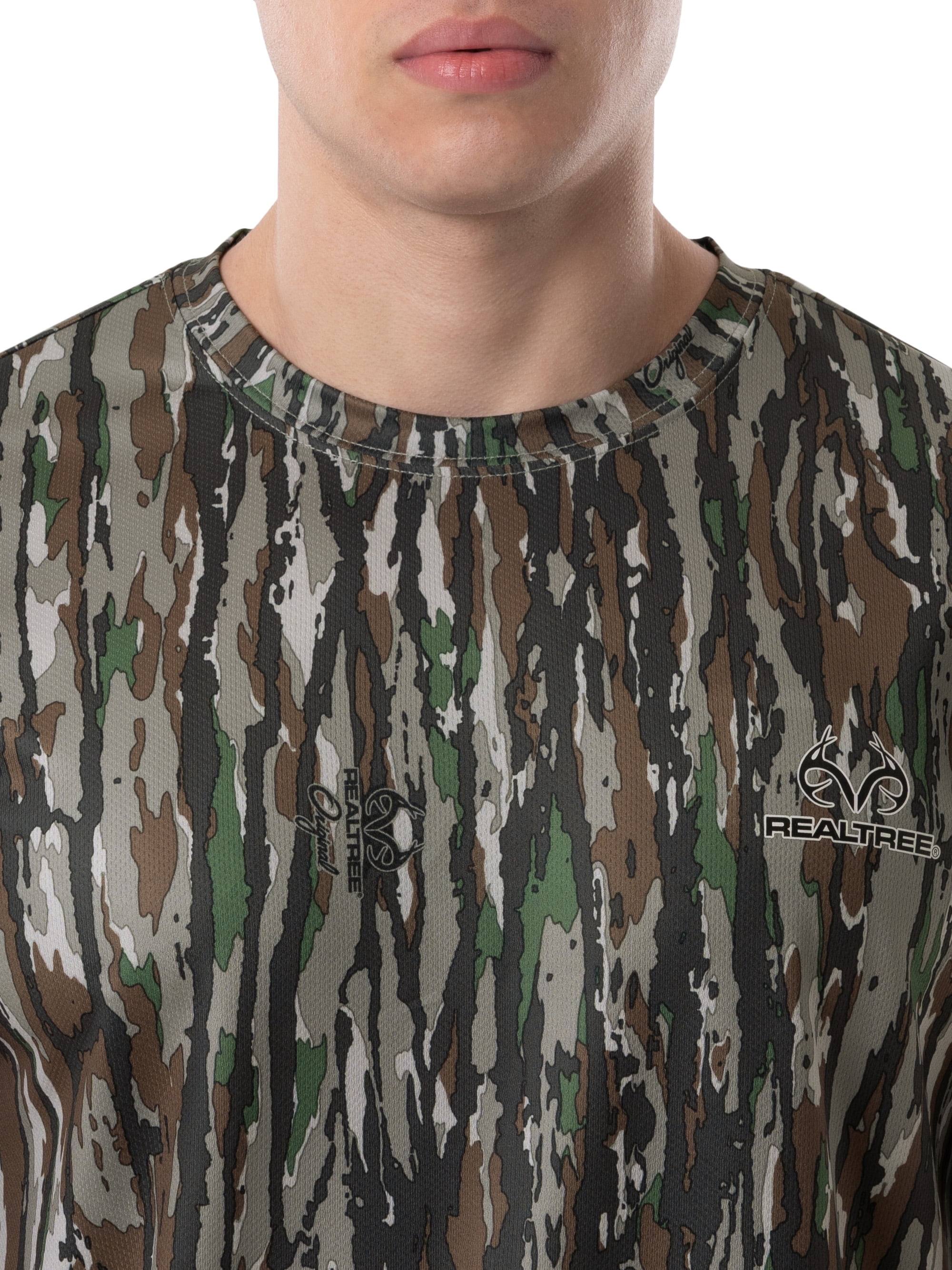 Realtree Men's Short Sleeve Performance Camo Tee 2-Pack Bundle
