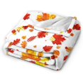 thumbnail image 4 of Fall Blanket for Boys Girls, Cute Autumn Themed Design Printed Throw Blankets for Kids Lap, Chair Sofa, Warm Soft Cozy Blanket, 40"x 50", 4 of 6