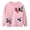 Butterfly Pink, variant on HWJAD 1-Piece Toddler Baby Girls Sweatshirts Cartoons Crewneck Pullover Long Sleeve Shirts Tops Girl Fall Winter Tops 2-7T