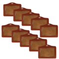 thumbnail image 2 of 10pcs PU Leather Wallet Credit Holder Lanyard Fit For ID Card Brown, 2 of 8