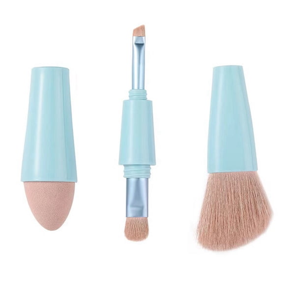 Makeup Brush, Glam Blend, Eyeshadow Brush Set, Foundation Brush Beauty Tool Multifunctional Portable Beauty Pen(Blue)