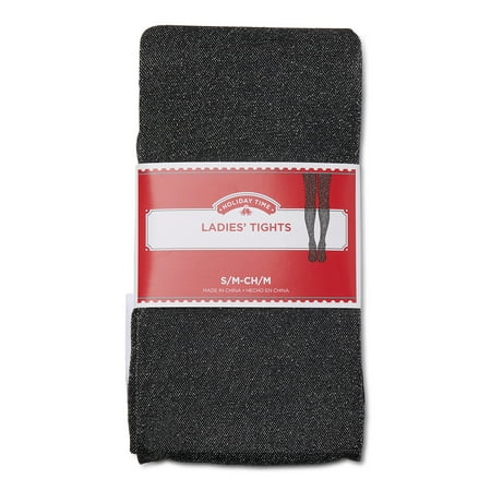 

Way To Celebrate Women s Holiday Glitter Tights 1 Pair