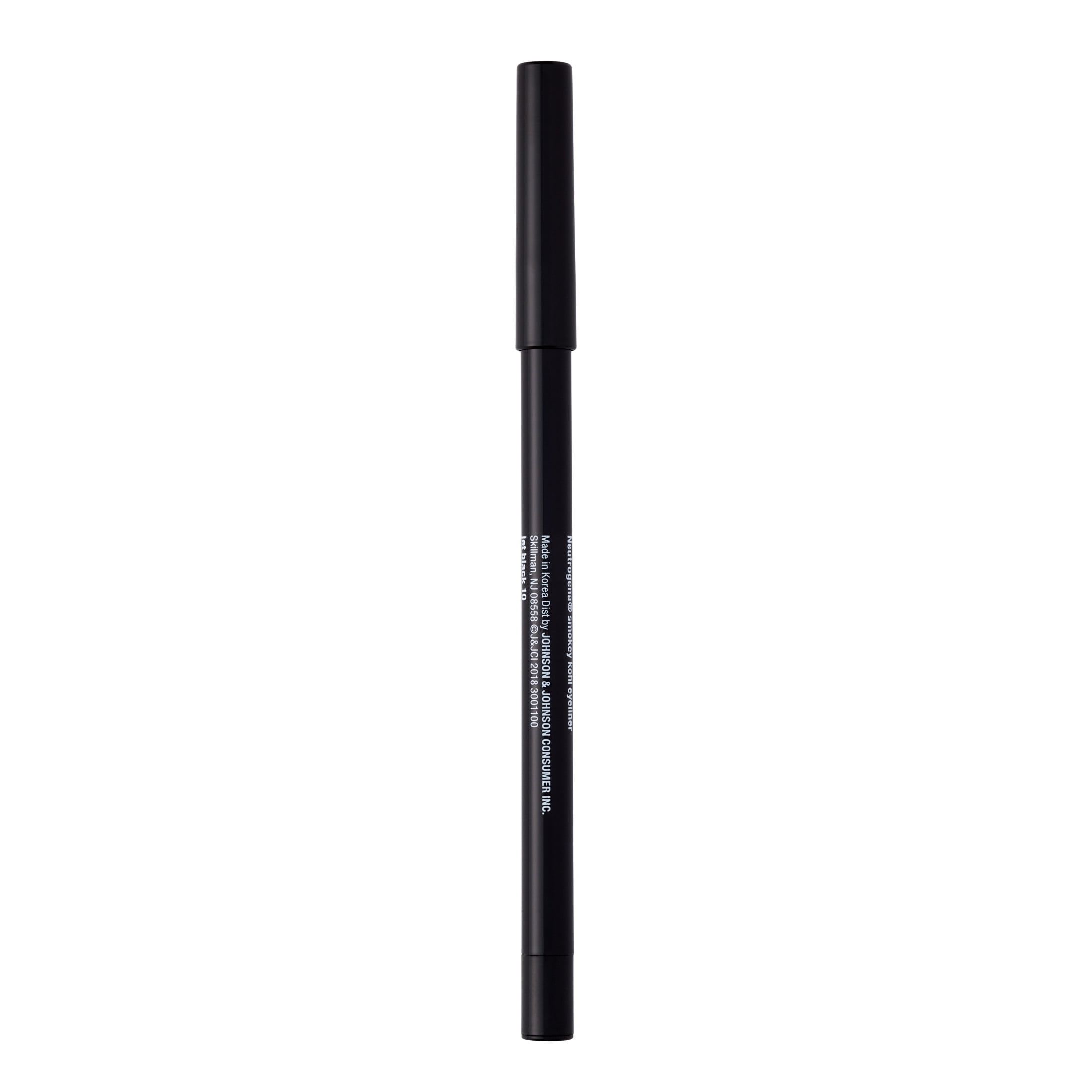(2 pack) Neutrogena Smokey Kohl Water-Resistant Eyeliner, Jet Black, 0.014 oz