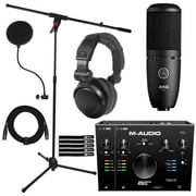 Home Recording Bundle AIR192X8 USB Audio Interface w Mic & Headphones