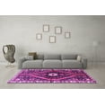 thumbnail image 3 of Ahgly Company Indoor Rectangle Persian Purple Traditional Area Rugs, 8' x 12', 3 of 4