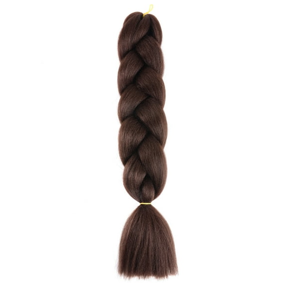 ERDOUY 3-Pack Synthetic Jumbo Braiding Hair Extensions, 100g Each - Effortless to Install for Crochet Twists & Box Braids, Brown