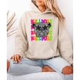 thumbnail image 5 of Bulldogs Mascot Hoodie for Women Teen Girls School Spirit Game Day, Sand Hoodie, M, 5 of 8