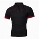 thumbnail image 1 of Camisa de manga corta Polo KB para hombre Contraste Color Nueva ropa Verano 3XL 95-105 KG, 1 of 3