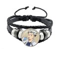 thumbnail image 3 of ¡Anime voleibol Manga Haikyuu! Hinata-pulsera Syouyou de cuero tejido para Fans, brazalete con varias fotos de dibujos animados, regalo al por mayor, 3 of 5
