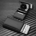 thumbnail image 3 of Slim, RFID Blocking Wallet for Men & Women with Pop-Up Card Holder, Money Clip, and Carbon Fiber Design, 3 of 5