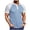 Light Blue, variant on Mens Henley Shirts Raglan Short Sleeve Baseball Tees Casual Slim Fit T-Shirts Color Block Workout Top