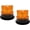 2x Amber, variant on 24 LED Amber Forklift Beacon Strobe Light Safety Warning Flashing Lights 1x