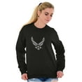 thumbnail image 4 of US Air Force Pilot Symbol USAF Sweatshirt for Men or Women Brisco Brands S, 4 of 6
