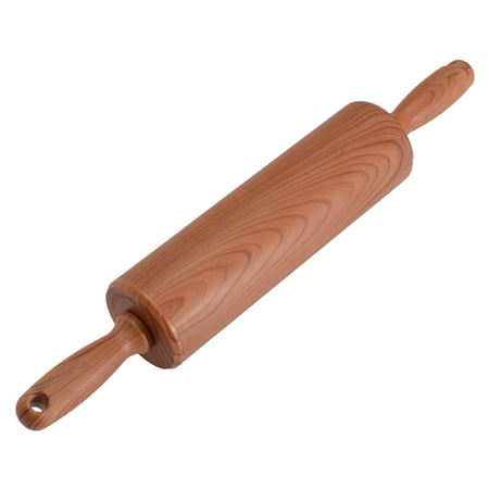 

rolling sticks for baking 1pc Food Grade Plastic Rolling Pin Non-stick Rolling Stick Roller Baking Tools for Home (Brown)