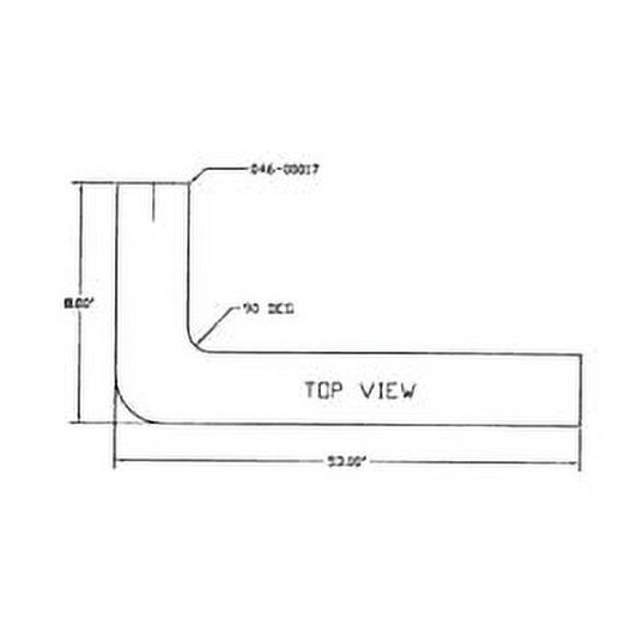 Cummins Onan 046-00563 Tailpipe