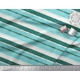 thumbnail image 2 of Soimoi Satin Silk Fabric Horizontal Stripe Decor Fabric Printed Yard 42 Inch Wide, 2 of 3