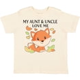 thumbnail image 3 of Inktastic My Aunt and Uncle Love Me Little Fox Boys or Girls Toddler T-Shirt, 3 of 5