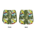 thumbnail image 5 of Picia Surfing Dinosaur Pattern Women's 2 in 1 Athletic Running Shorts High Waisted Workout Casual Gym Sweat Shorts with Comfy Liner Zipper Pockets-Large, 5 of 9