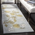 thumbnail image 2 of SAFAVIEH Soho Mable Floral Runner Rug, Light Blue, 2'6" x 22', 2 of 6