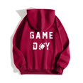 thumbnail image 3 of WEAIXIMIUNG Sweatshirts à Col Rond pour Femmes Designs Mignons Femmes Décontracté Manches Longues Léger Hoodie Sweatshirts Imprimé Graphique Lettre Pull Football Sweatshirts Blouse, 3 of 4