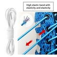 thumbnail image 2 of pitrice Lacets Élastiques Type Boucle Lacets Métal Verrouillage Espadrilles Chaussures Lacets, Blanc, 2 of 7
