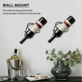 thumbnail image 1 of Pack of 6 Wall Mounted Wine Racks - Red Wine Bottle Display Holder with Screws, Metal Hanging Wine Rack Organizer, 1 of 5