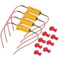 thumbnail image 4 of 4pcs Load Resistor 50W 6RJ LED Decoder Fix Error Code Hyper Flash Turn Signal, 4 of 12