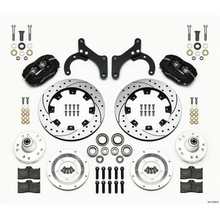 Wilwood Forged Dynalite Front Kit 12.19in Drilled 59-64 Chevy Impala / 63-64 Corvette