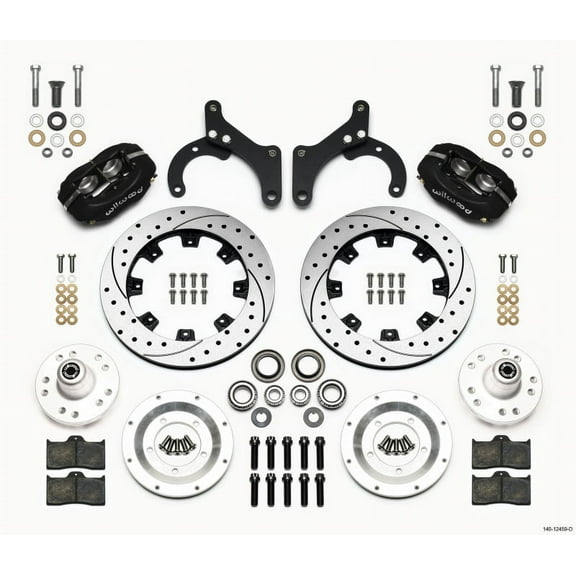 Wilwood Forged Dynalite Front Kit 12.19in Drilled 59-64 Chevy Impala / 63-64 Corvette