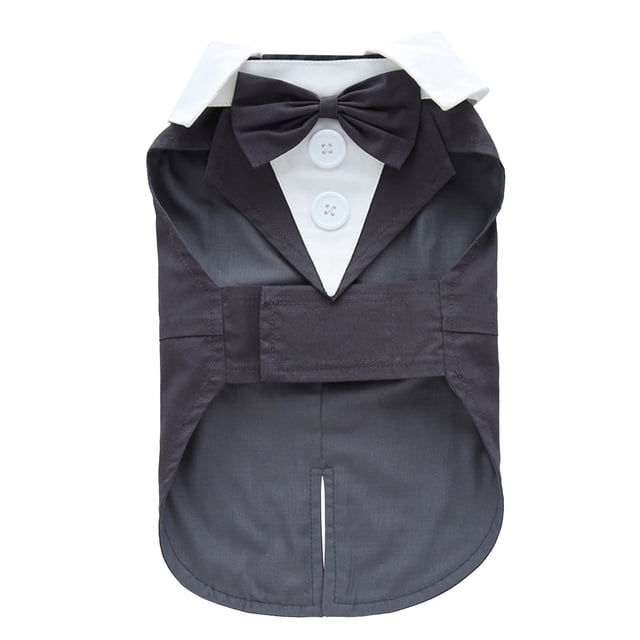TIELUTT Elegant Tuxedo with Bow Tie Formal Attire for and Wedding Parties Pet Clothes for Large Dogs Male Pet Clothes for Cats Pet Clothes for Large Dogs Pet Clothes Rack Small Pet Clothes for Medium