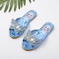 thumbnail image 2 of Zapatillas de princesa Elsa de Disney, sandalias y zapatillas de verano para niñas, para interiores y exteriores, antideslizantes, de fondo suave, plantilla drag31 de 19,8 CM Gao Jinjia LED, 2 of 2