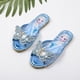 thumbnail image 2 of Zapatillas de princesa Elsa de Disney, sandalias y zapatillas de verano para niñas, para interiores y exteriores, antideslizantes, de fondo suave, plantilla drag31 de 19,8 CM Gao Jinjia LED, 2 of 2