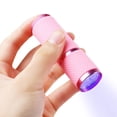 thumbnail image 4 of Luz de esmalte de uñas de mano Lámpara de secado rápido Secador de spa Secador de linterna Clavos operados por batería Art Mini Mano Torch Manicure Equipment Pink sidaley  CE001589-02, 4 of 7