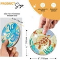 thumbnail image 2 of SINKOO 8 Pieces Ocean Wrold Style Diamond Painting Kits,Diamond Painting Kits with Holder,Diamond Art Coasters for Beginners Adults,Perfect Art Craft Supplies Gift(Marine Animals Style), 2 of 5