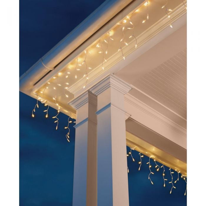 Home Accents 300Light LED Smooth Mini Icicle Super Bright Constant On