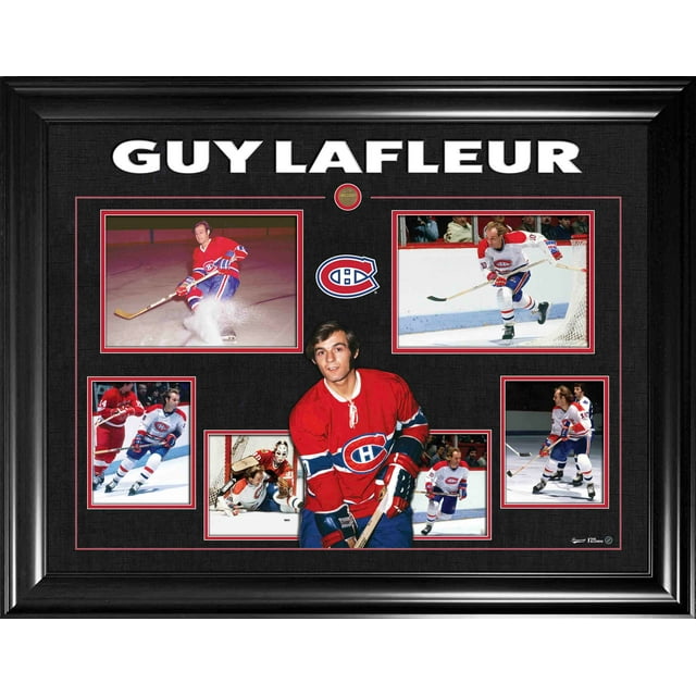 Guy Lafleur Framed Print Multi Photo Collage