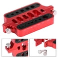 thumbnail image 3 of Plantilla de Estación de Soldadoura Multifunció de Aleacio de aluminio para conector Banana XT60 XT90 T, Capa aislante Térmica Roja, 3 of 7
