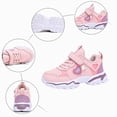 thumbnail image 5 of CAUYDY Girls Sneakers Lightweight Soft Sole Casual Comfortable Breathable Running Shoes for Kids Walking Athletic Shoes Pink Sizes 12.5, 5 of 9