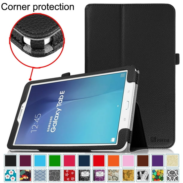 mere When Theseus Samsung Galaxy Tab E 9.6 / Tab E Nook 9.6 Inch Tablet Folio Case - Fintie  Slim Fit PU Leather Stand Cover, Black - Walmart.com