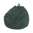 thumbnail image 1 of EYIIYE Corduroy Sofa Cover for Bean Bag Chair, Water Drop Shape Sofa Cover, 1 of 6