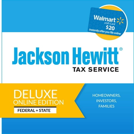 Jackson Hewitt Online Deluxe + State Edition 2015 (Digital Code)