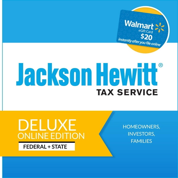 Jackson Hewitt Online Deluxe State Edition 2015 (Digital Code)