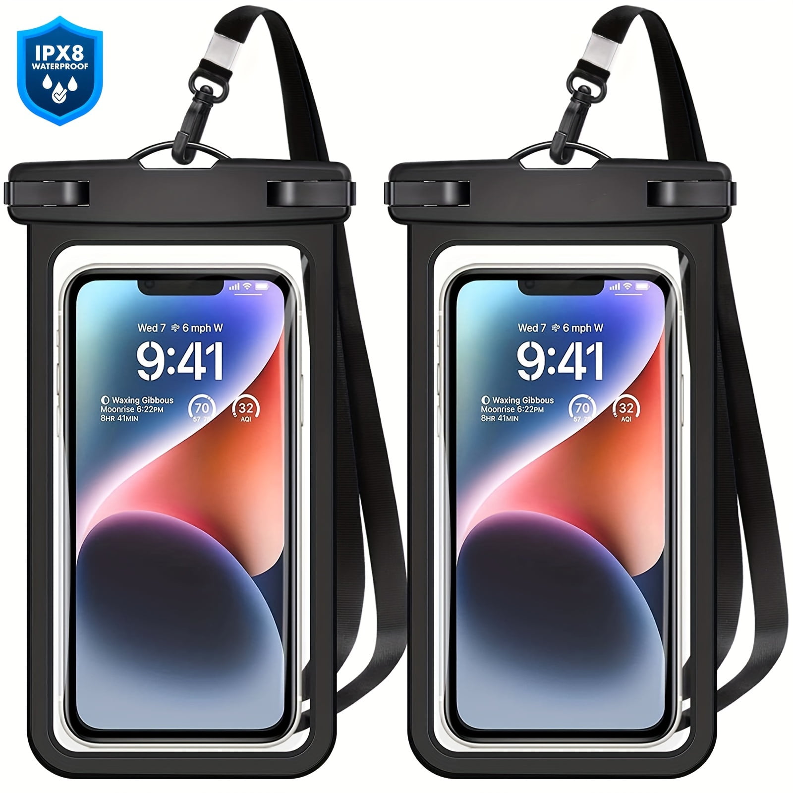 DAYIN-2 universal waterproof mobile phone bags - suitable for a variety of mobile phones, waterproof mobile phone dry bags, essential for beach vacations.