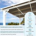 thumbnail image 6 of AECOJOY 10' x 10' Hardtop Gazebo Outdoor Aluminum Pergola ​For Garden, Patio, Backyard-​White, 6 of 10