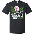 thumbnail image 3 of Inktastic Louisiana Girl Magnolia Flowers and Leaves T-Shirt, 3 of 5