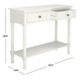 thumbnail image 6 of SAFAVIEH Josie 2-Drawer Console Table Distressed White, 6 of 7